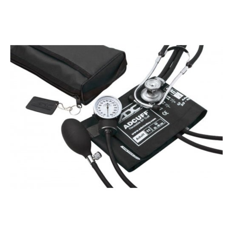 Combo de estetoscopio y aparato de presión en estuche ADC