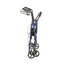 Andador con ruedas de acero con ruedas de 6"  Plegable y desmontable