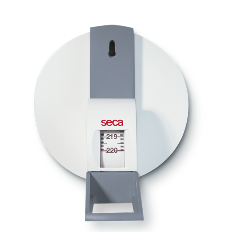 CINTA METRICA ENRROLLABLE FIJACION A PARED ALCANCE  0-220 CM / 0-87 PULG.