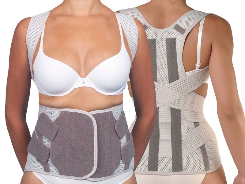 FAJA DORSO SACRO LUMBAR ELCROSS GOLD