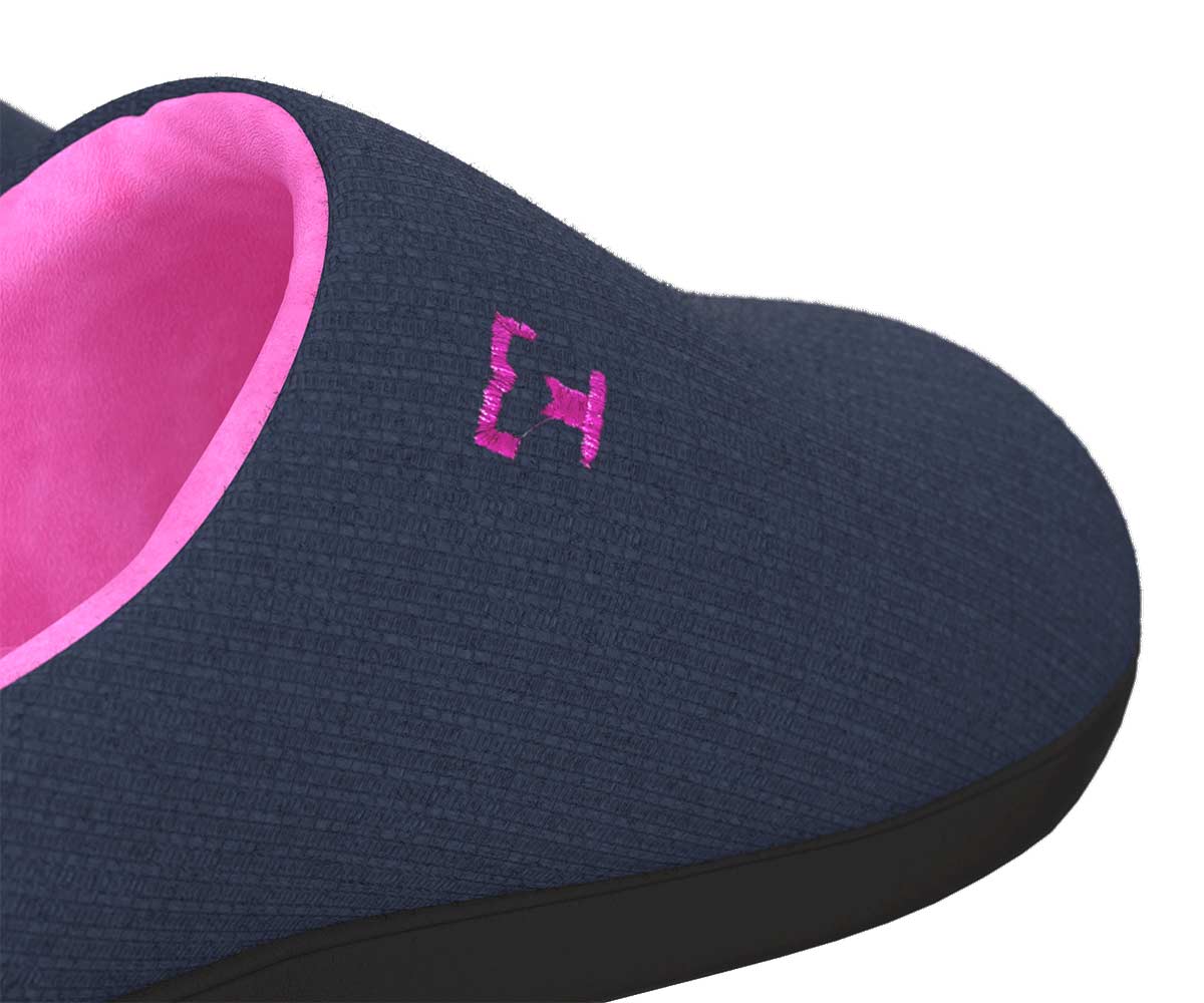 Pantuflas de espuma viscoelástica TheraFly Azul