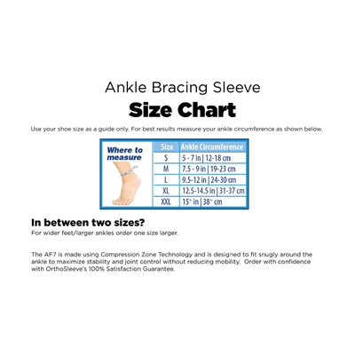 Manga de tobillo Af7 Ortho Sleeve