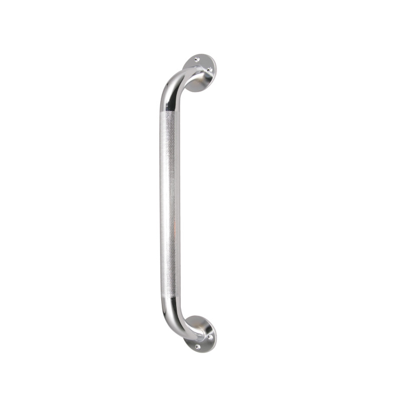 Barra de seguridad cromada para baño de 12"