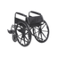 Silla de ruedas modelo Silver Sport I C, brazos fijos y pieceros desmontables de 18" de ancho