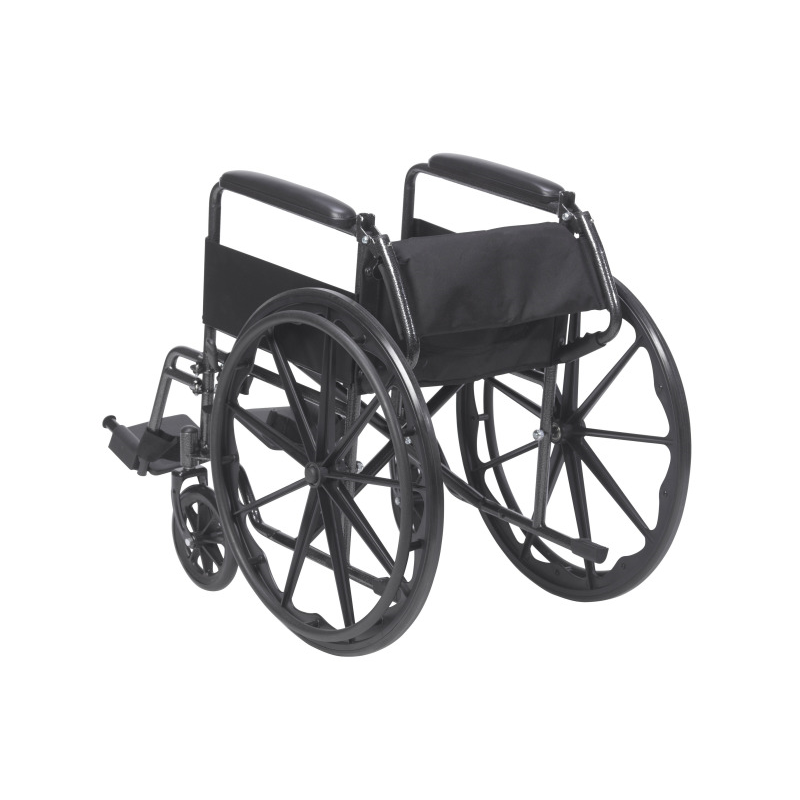Silla de ruedas modelo Silver Sport I C, brazos fijos y pieceros desmontables de 18" de ancho
