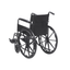 Silla de ruedas modelo Silver Sport I C, brazos fijos y pieceros desmontables de 18" de ancho