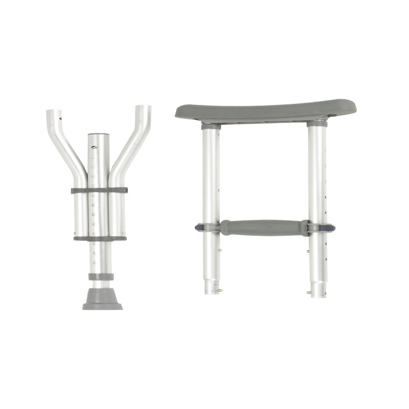 Muleta ajustables de aluminio con accesorios