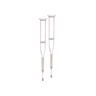 Muletas de aluminio para niño, desde 4' a 4' 6" (1.22 a 1.37)