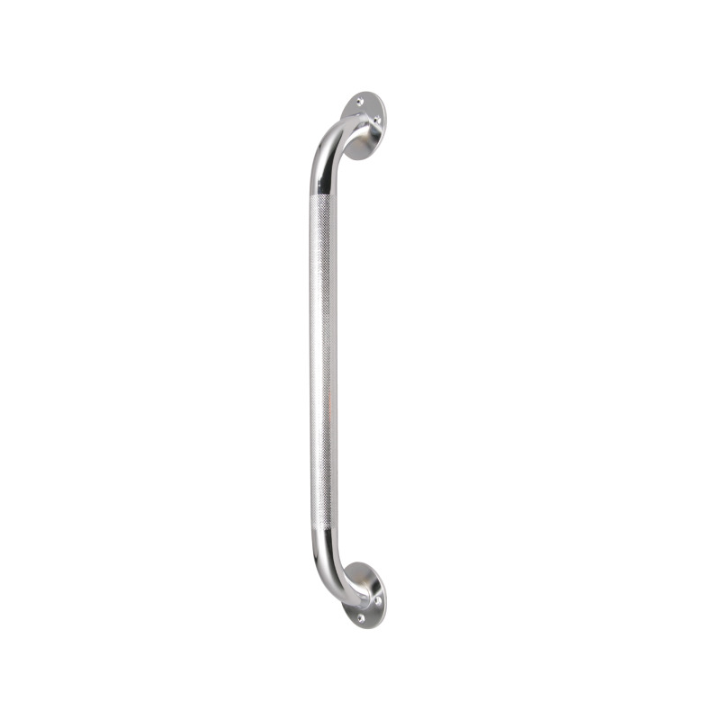 Barra de seguridad cromada para baño de 12"